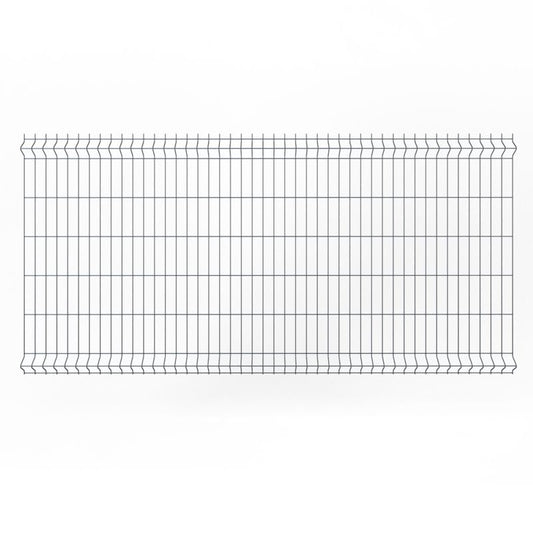 Wiśniowski hegnspanel 123 x 250 cm med 5,5 x 20 cm masker og 4 mm tråd i antracit