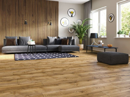Laminatgulv Billingham 128,5x28 cm Natur AC5 2,158 m²