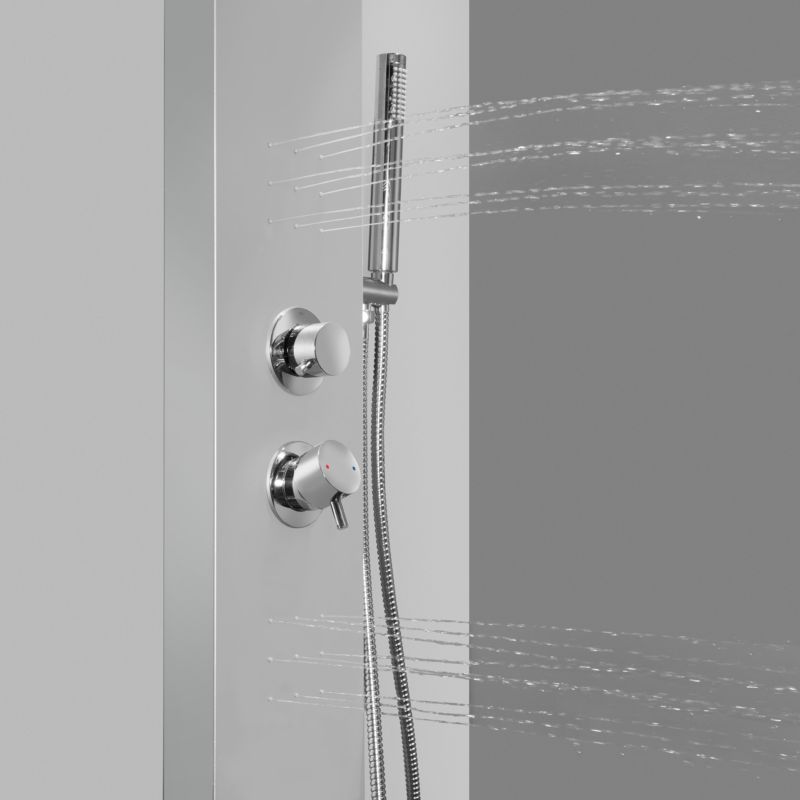 GoodHome Tanvia 1-funktions gråt brusepanel