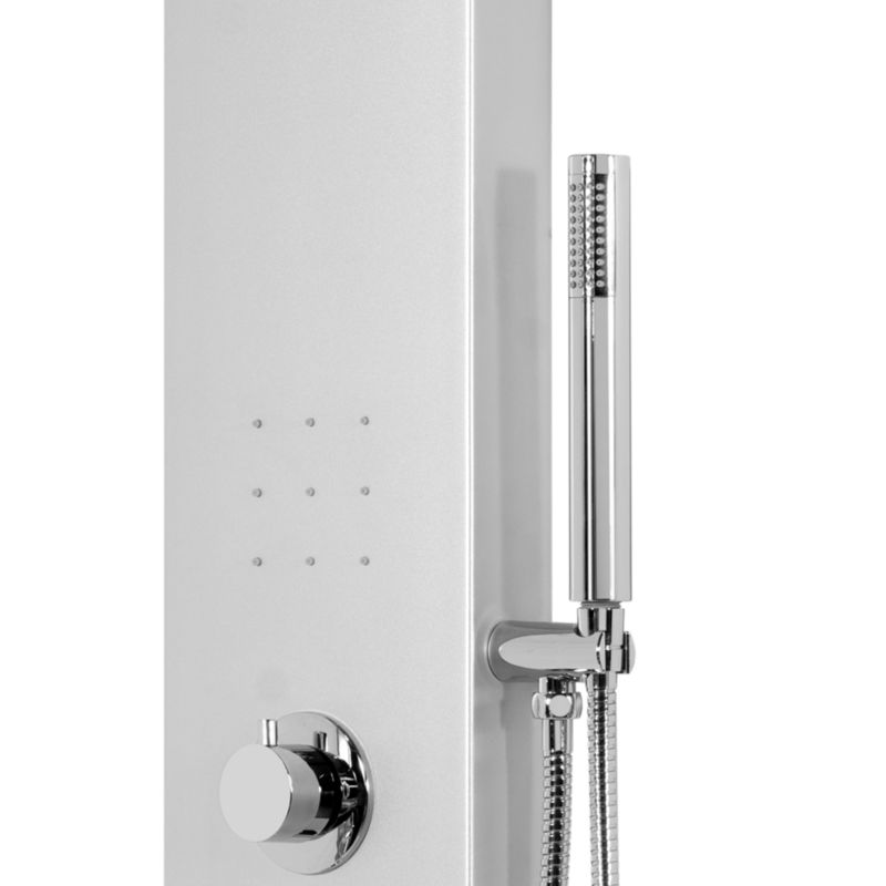 Brusepanel 1-Funktion Grå 23 cm Deszczownica 120 cm