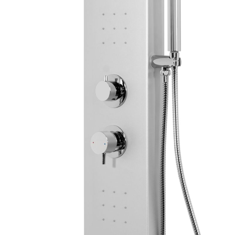 Brusepanel 1-Funktion Grå 23 cm Deszczownica 120 cm