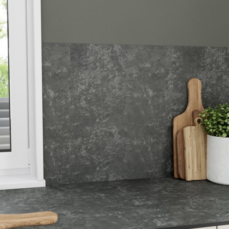 Køkkenpanel Nepeta 60x300 cm Grå Keramik/Mineral