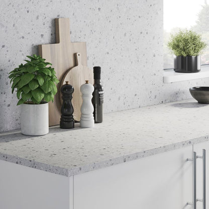 GoodHome Algiata laminatbordpladepanel 0,8 x 60 x 300 cm terrazzo