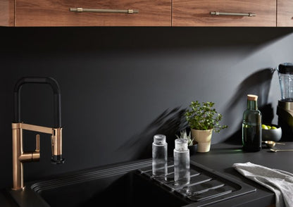 GoodHome Berberis laminatbordpladepanel 0,3 x 60 x 200 cm supermat sort/hvid