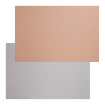 GoodHome Nepeta laminatbordpladepanel 0,3 x 60 x 200 cm kobber / inox