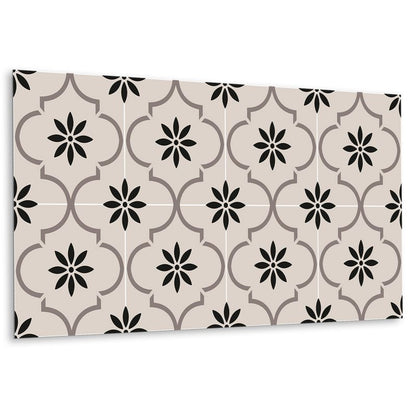 Selvklæbende panel Tulup arabisk blomstermønster 100 x 50 cm 1 stk.