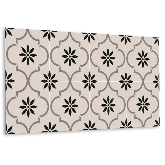 Selvklæbende panel Tulup arabisk blomstermønster 100 x 50 cm 1 stk.