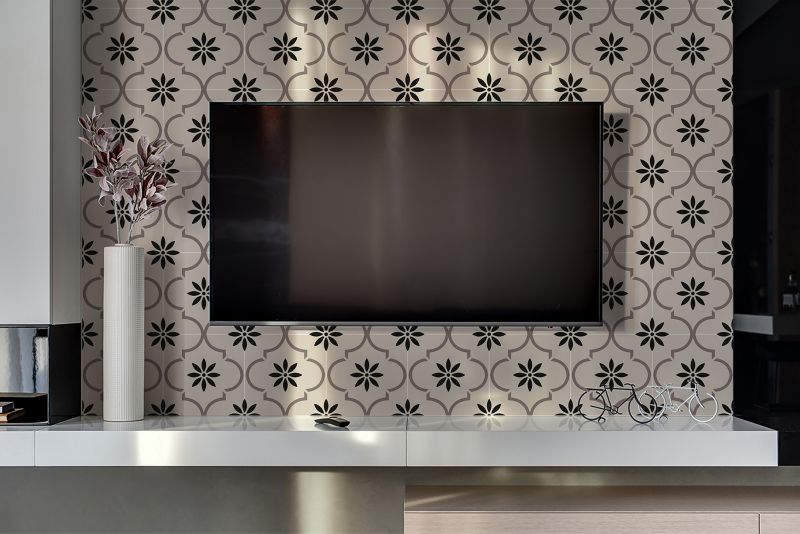 Selvklæbende panel Tulup arabisk blomstermønster 100 x 50 cm 1 stk.