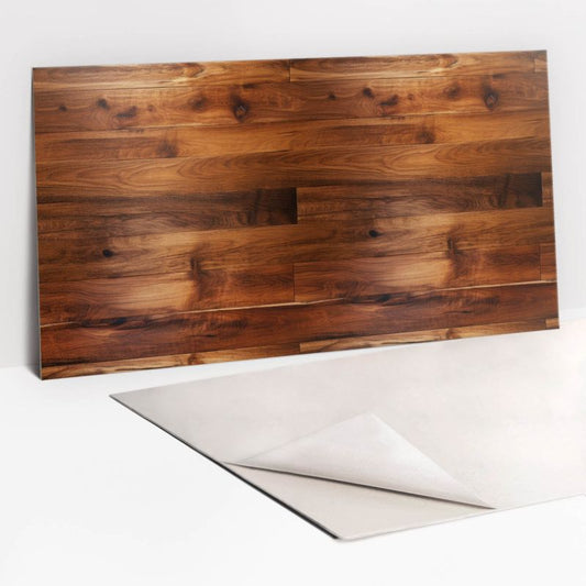 Selvklæbende panel Tulup Mørke brædder 100 x 50 cm 1 stk.