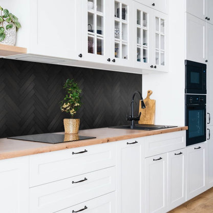 Selvklæbende vinylpanel Tulup mørk parket 100 x 50 cm, 1 stk.