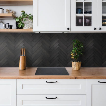 Selvklæbende vinylpanel Tulup mørk parket 100 x 50 cm, 1 stk.