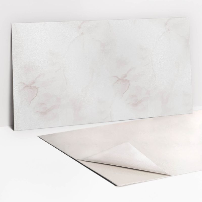 Selvklæbende panel Tulup Delikat lys marmor 100x50 cm 1 stk.