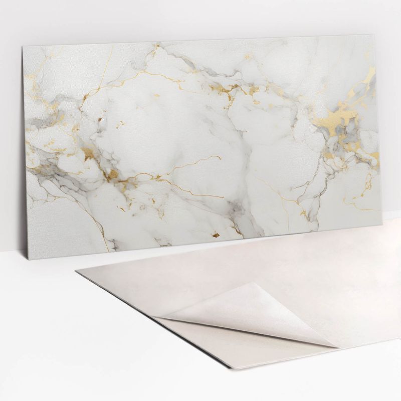 Selvklæbende panel Tulup elegant marmor og guld 100 x 50 cm 1 stk.