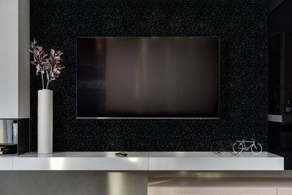 Selvklæbende panel Tulup klassisk sort gulv 100 x 50 cm 1 stk.