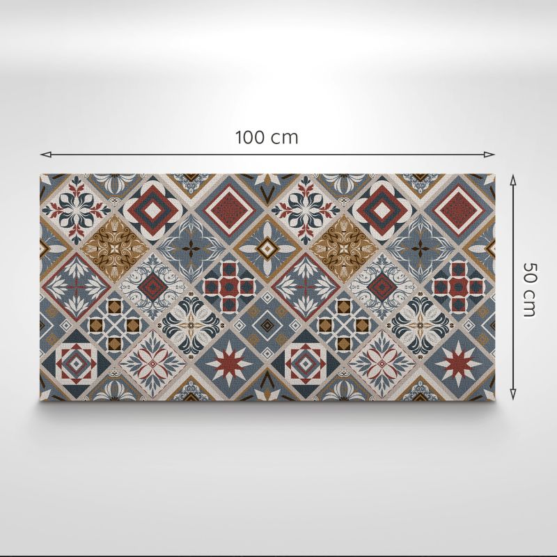Selvklæbende panel Tulup geometriske cirkler 100 x 50 cm 1 stk.