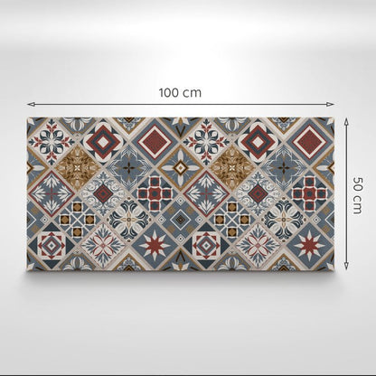 Selvklæbende panel Tulup geometriske cirkler 100 x 50 cm 1 stk.