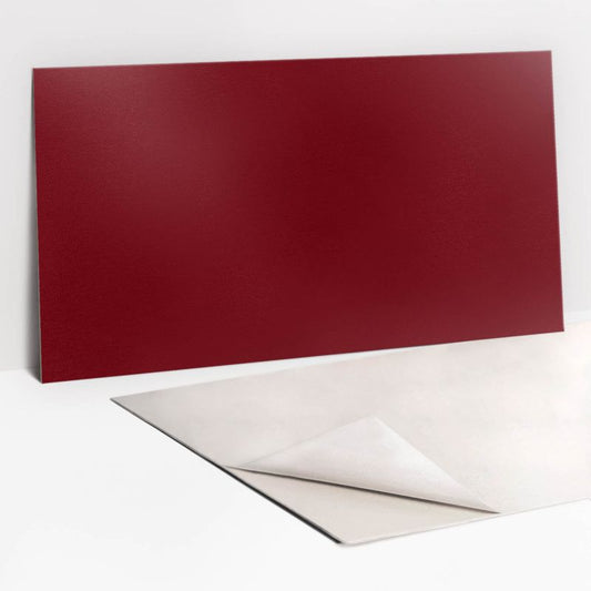 Selvklæbende Tulup-panel i bordeauxfarve 100 x 50 cm, 1 stk.