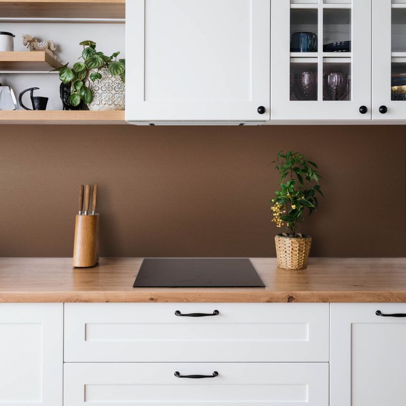 Selvklæbende panel Tulup brun 100 x 50 cm 1 stk.