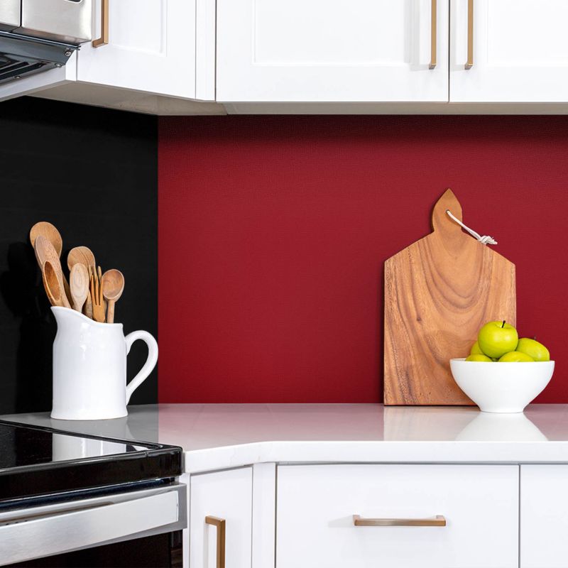Selvklæbende vinylpanel Tulup rød 100 x 50 cm 1 stk.