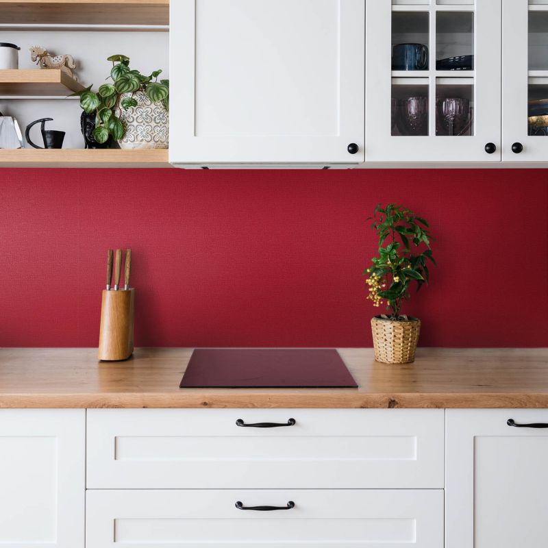 Selvklæbende vinylpanel Tulup rød 100 x 50 cm 1 stk.