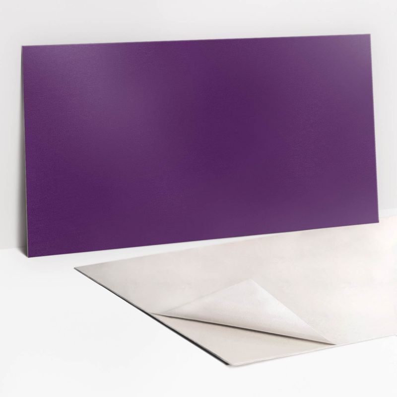 Selvklæbende vinylpanel Tulup i lilla 100 x 50 cm, 1 stk.