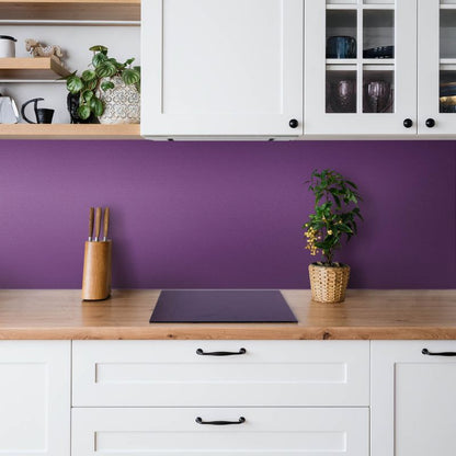 Selvklæbende vinylpanel Tulup i lilla 100 x 50 cm, 1 stk.