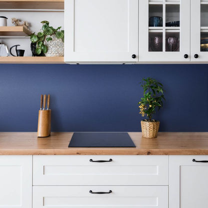 Selvklæbende vinylpanel Tulup i mørkeblå 100 x 50 cm, 1 stk.