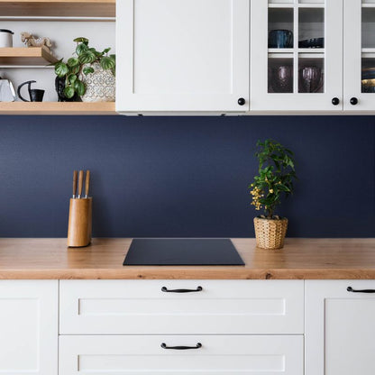Selvklæbende vinylpanel Tulup i mørkeblå 100 x 50 cm, 1 stk.