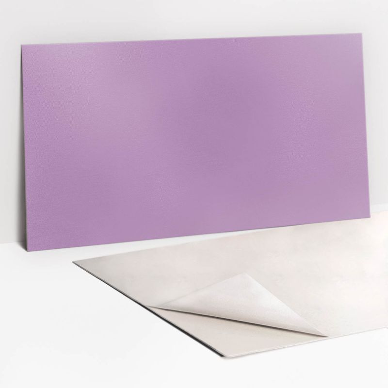 Selvklæbende vinylpanel Tulup i lilla farve 100 x 50 cm, 1 stk.