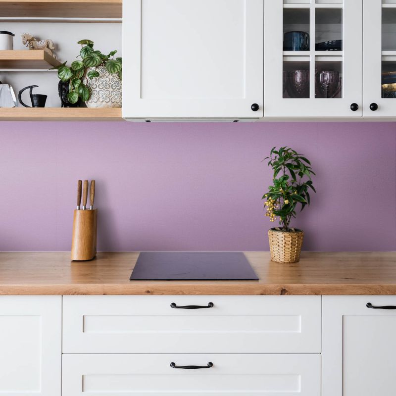 Selvklæbende vinylpanel Tulup i lilla farve 100 x 50 cm, 1 stk.