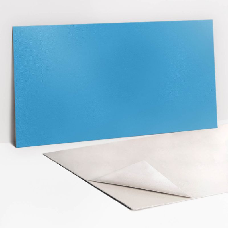 Selvklæbende Tulup-panel i blå farve 100 x 50 cm, 1 stk.