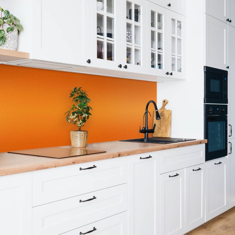 Selvklæbende vinylpanel Tulup i orange 100 x 50 cm, 1 stk.