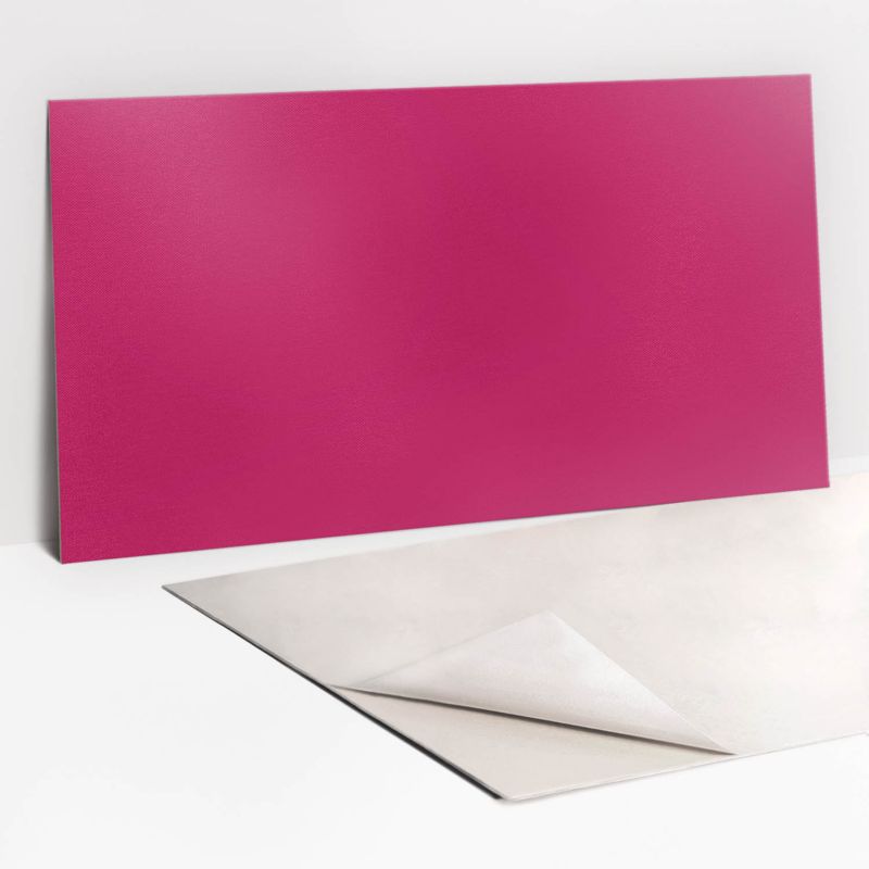 Selvklæbende vinylpanel Tulup i pink 100 x 50 cm, 1 stk.