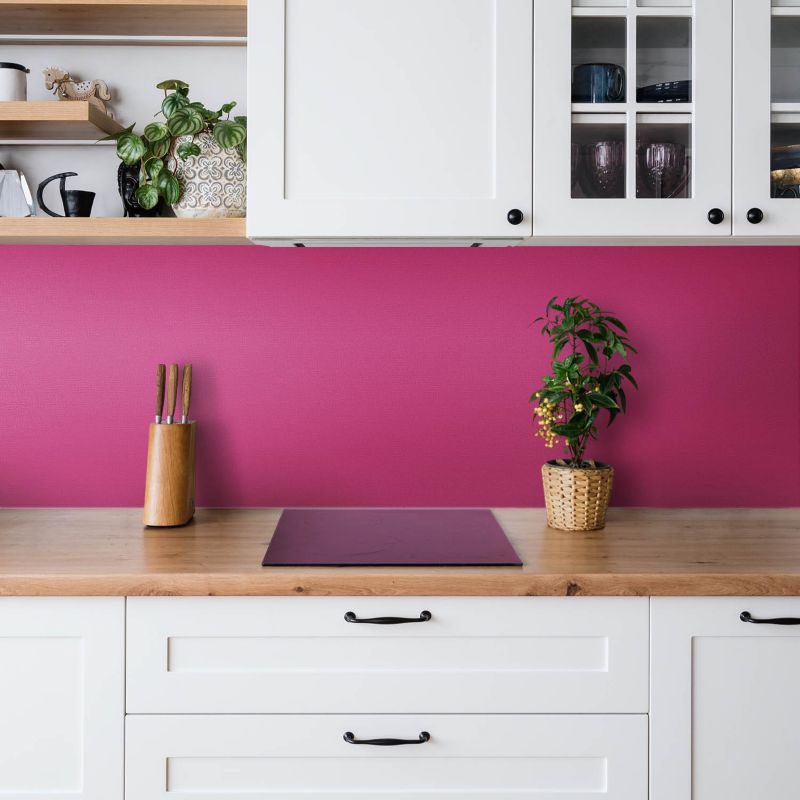 Selvklæbende vinylpanel Tulup i pink 100 x 50 cm, 1 stk.