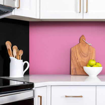 Selvklæbende vinylpanel Tulup i pink 100 x 50 cm, 1 stk.