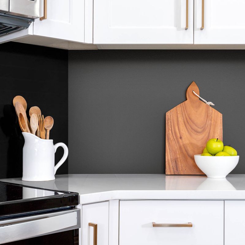 Selvklæbende vinylpanel Tulup grå farve 100 x 50 cm 1 stk.