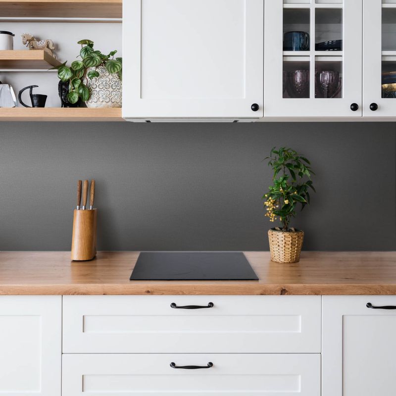 Selvklæbende vinylpanel Tulup grå farve 100 x 50 cm 1 stk.