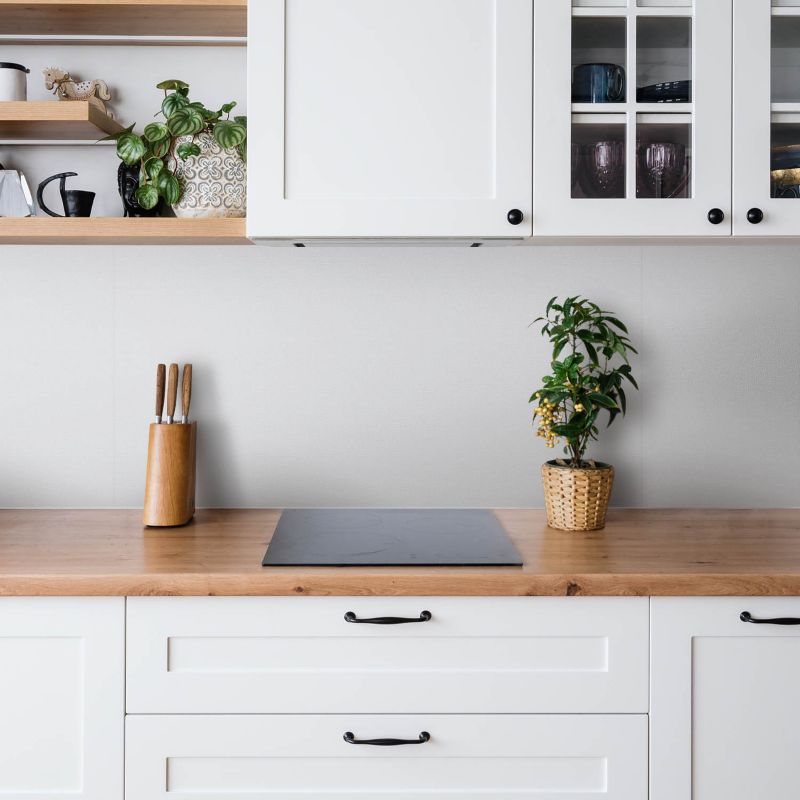 Selvklæbende vinylpanel Tulup grå farve 100 x 50 cm 1 stk.