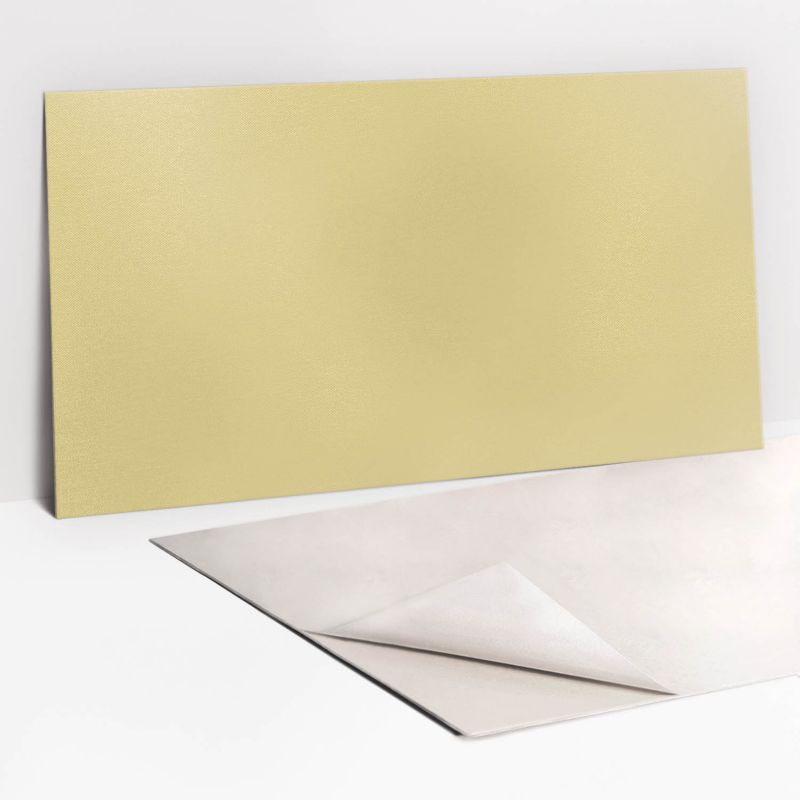 Selvklæbende Tulup-panel i gul 100 x 50 cm, 1 stk.