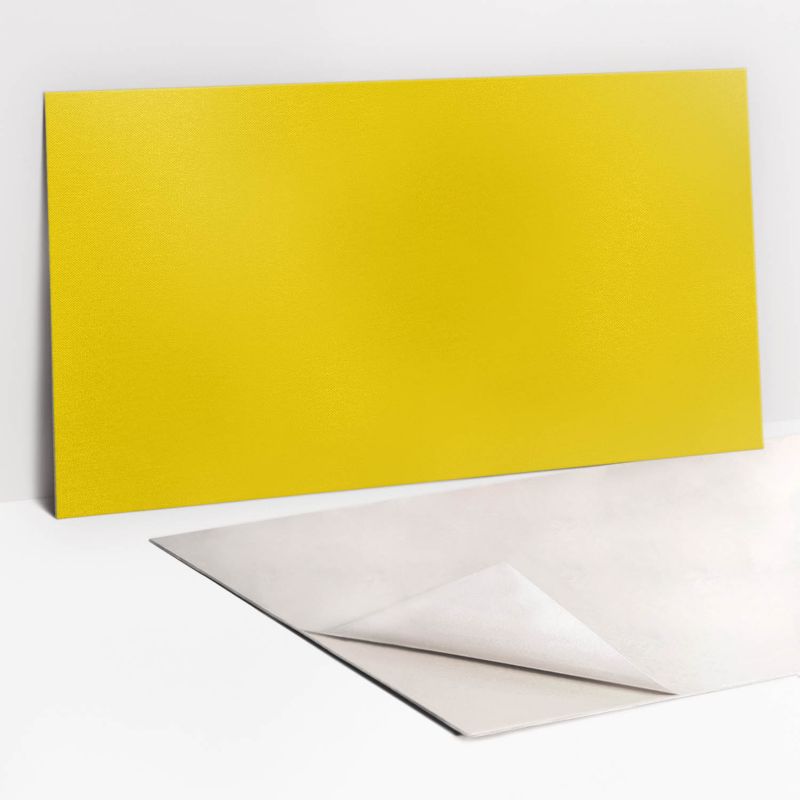 Selvklæbende Tulup-panel i gul 100 x 50 cm, 1 stk.