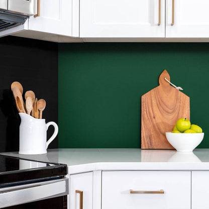Selvklæbende vinylpanel Tulup i grøn farve 100 x 50 cm, 1 stk.