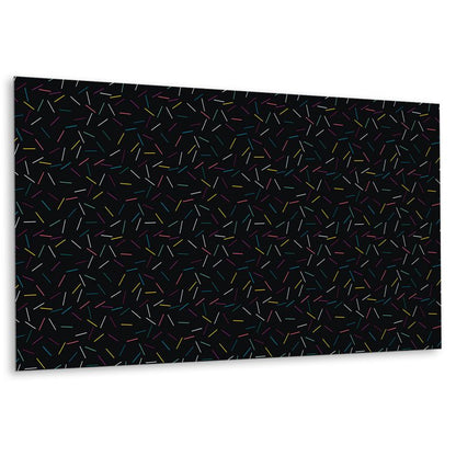 Selvklæbende panel Tulup farverige linjer 100 x 50 cm 1 stk.
