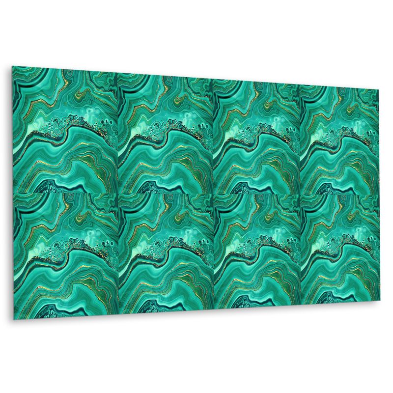 Selvklæbende panel Tulup malakitstruktur 100 x 50 cm 1 stk.