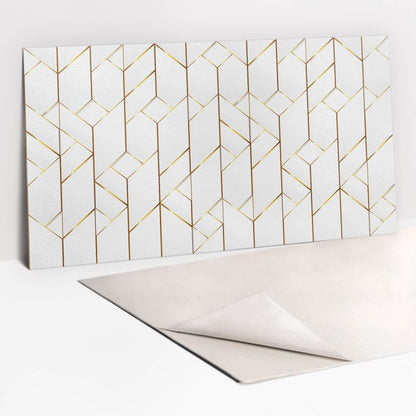 Selvklæbende panel Tulup moderne gyldne linjer 100 x 50 cm 1 stk.