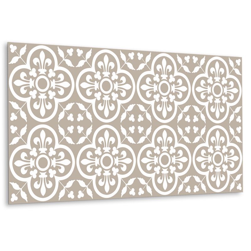 Selvklæbende Tulup panel med kortmotiver 100 x 50 cm, 1 stk.