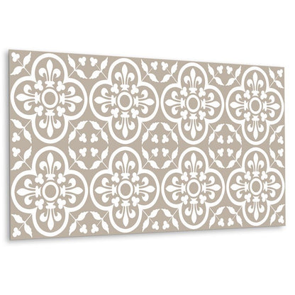 Selvklæbende Tulup panel med kortmotiver 100 x 50 cm, 1 stk.