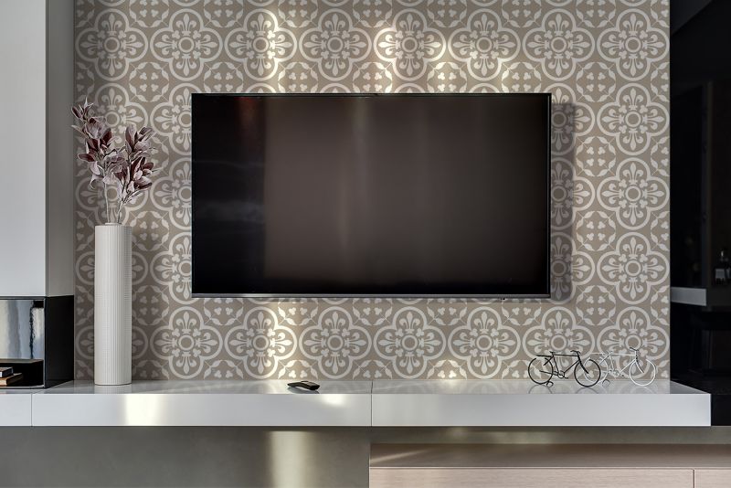 Selvklæbende Tulup panel med kortmotiver 100 x 50 cm, 1 stk.
