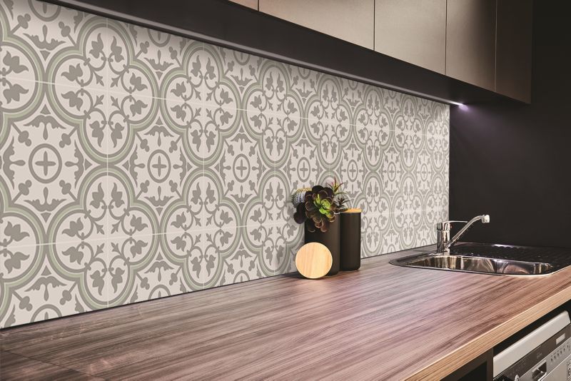 Selvklæbende panel Tulup blomsterdesign 100 x 50 cm 1 stk.