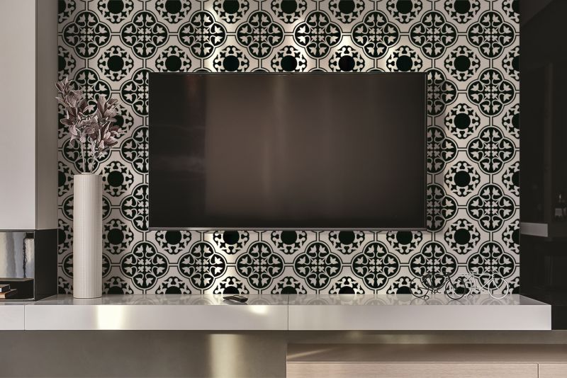 Selvklæbende Tulup panel med blomsterdekoration 100x50 cm, 1 stk.