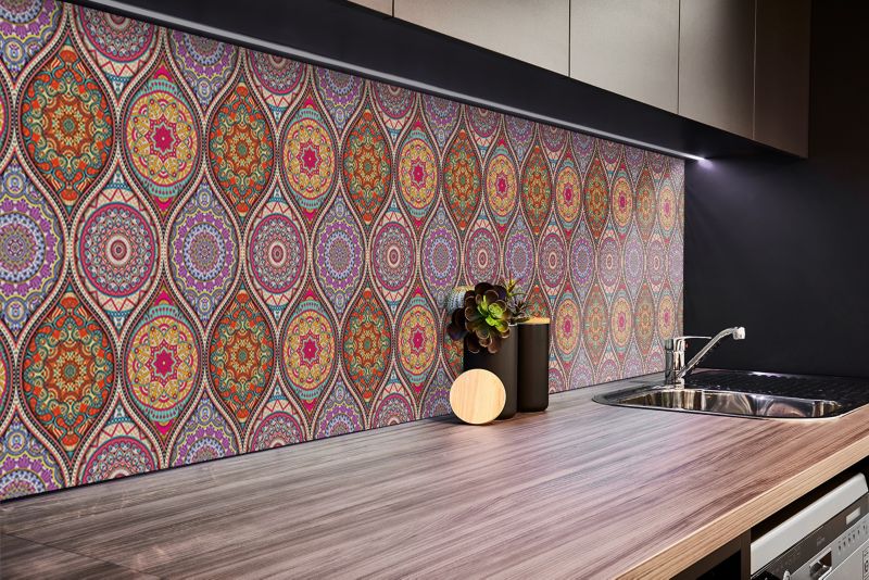 Selvklæbende panel Tulup Smuk mandala 100 x 50 cm 1 stk.